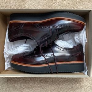 NWB CLARKS TEADALE MAIRA IN AUBERGINE